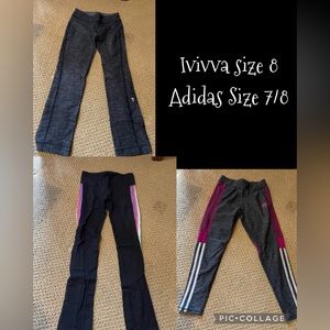 Athletic Pants (Ivivva & Adidas)